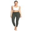 JAYSILVIA Buttery Soft High Waisted Yoga Pants with Pockets for Women, 4 Way Stretch Tummy Control Workout Running Leggings view 4