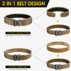 AIKATE Tactical Molle Belt, Molle Gun Belt, Battle Belt, War Belts, Quick Release Rigger Combat Belt 1.75 Inch Inner and 2.25 Inch Inner & 2.0 Inch Outer Tactical Heavy Duty Belt view 2