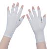 Women Summer UPF 50+ UV Sun Protection Gloves Cooling Breathable Mittens Half Finger Quick Dry Hand Gloves for Driving Riding Cycling Lady Girls Mitt view 1