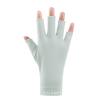 Women Summer UPF 50+ UV Sun Protection Gloves Cooling Breathable Mittens Half Finger Quick Dry Hand Gloves for Driving Riding Cycling Lady Girls Mitt view 4