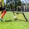 PodiuMax Upgraded Solo Soccer Rebounder Net, Improve Your Ground Passing Skills, Easy to Assemble and Disassemble, Comes with Bag and Stake view 3
