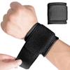 RSAOENF 2 Pack Wrist Brace, Wrist Straps for Carpal Tunnel for women and men, Wrist Support Brace for Weightlifting, Working Out and Pain Relief. Flexible, Highly Elastic, Adjustable (A-Black) view 1