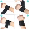 RSAOENF 2 Pack Wrist Brace, Wrist Straps for Carpal Tunnel for women and men, Wrist Support Brace for Weightlifting, Working Out and Pain Relief. Flexible, Highly Elastic, Adjustable (A-Black) view 3