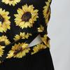 QWENTMTNTY Womens 2 Piece Plus Size Tankini Bathing Suits Sunflower Tummy Control Spaghetti Straps Swimsuits with Boyshorts view 4
