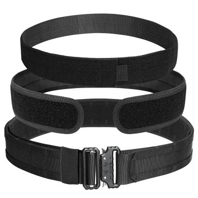 AIKATE Tactical Molle Gun Belt, 1.75 & 2.25 Inch Inner & 2.0 Inch Heavy Duty War Belt