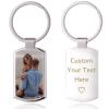 Custom Keychain With Picture Personalized Keychains Photo Keychain llaveros personalizados Personalized Gifts for Women view 1