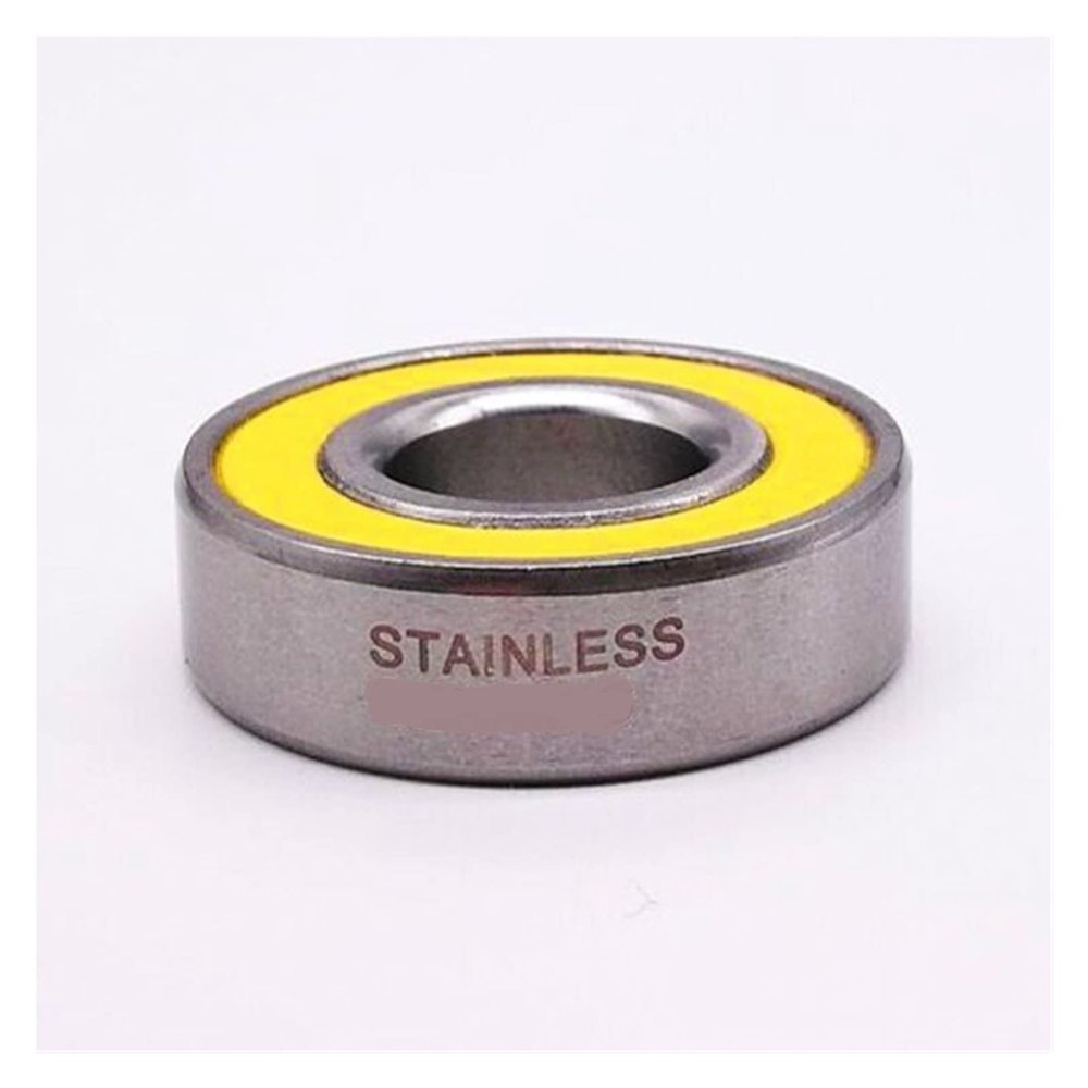 MKSIWSA SUOFEILAIMU 2pcs S6803-2RS Stainless Steel Balls Bearings 17x26x5mm ABEC-3 Bicycle Hub Front Rear Hubs Wheel 6803 RS