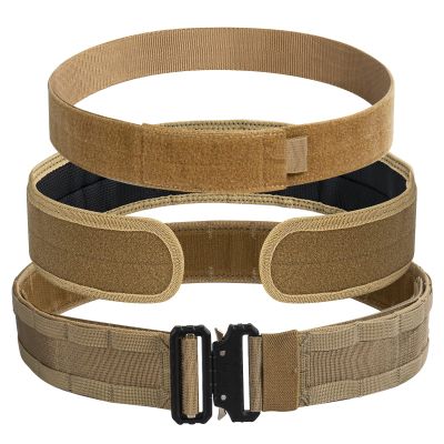 AIKATE Tactical Molle Belt, Molle Gun Belt, Battle Belt, War Belts, Quick Release Rigger Combat Belt 1.75 Inch Inner and 2.25 Inch Inner & 2.0 Inch Outer Tactical Heavy Duty Belt