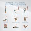 aum active Aerial Yoga Hammock 5.5 Yards - Durable Aerial Silk with Extension Straps, Carabiners, and Pose Guide - Ariel Silks for Home, Complete Yoga Hammock Kit for All Levels view 3