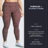 Aoxjox High Waisted Workout Leggings for Women Trinity Yoga Pants 26.5" (Dark Red Dot Print, Small) view 4