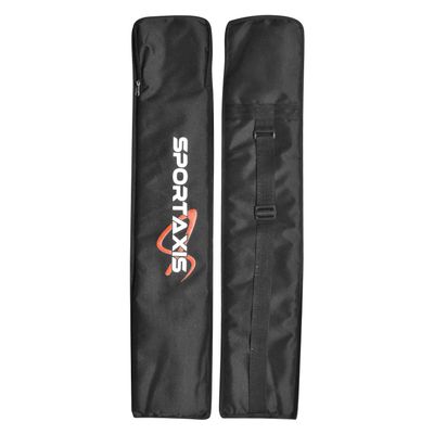 SPORTAXIS Foam Padded Bag for Cricket Bat- Adjustable Strap, Lightweight, Durable, Strong Protection to Bats (Black)