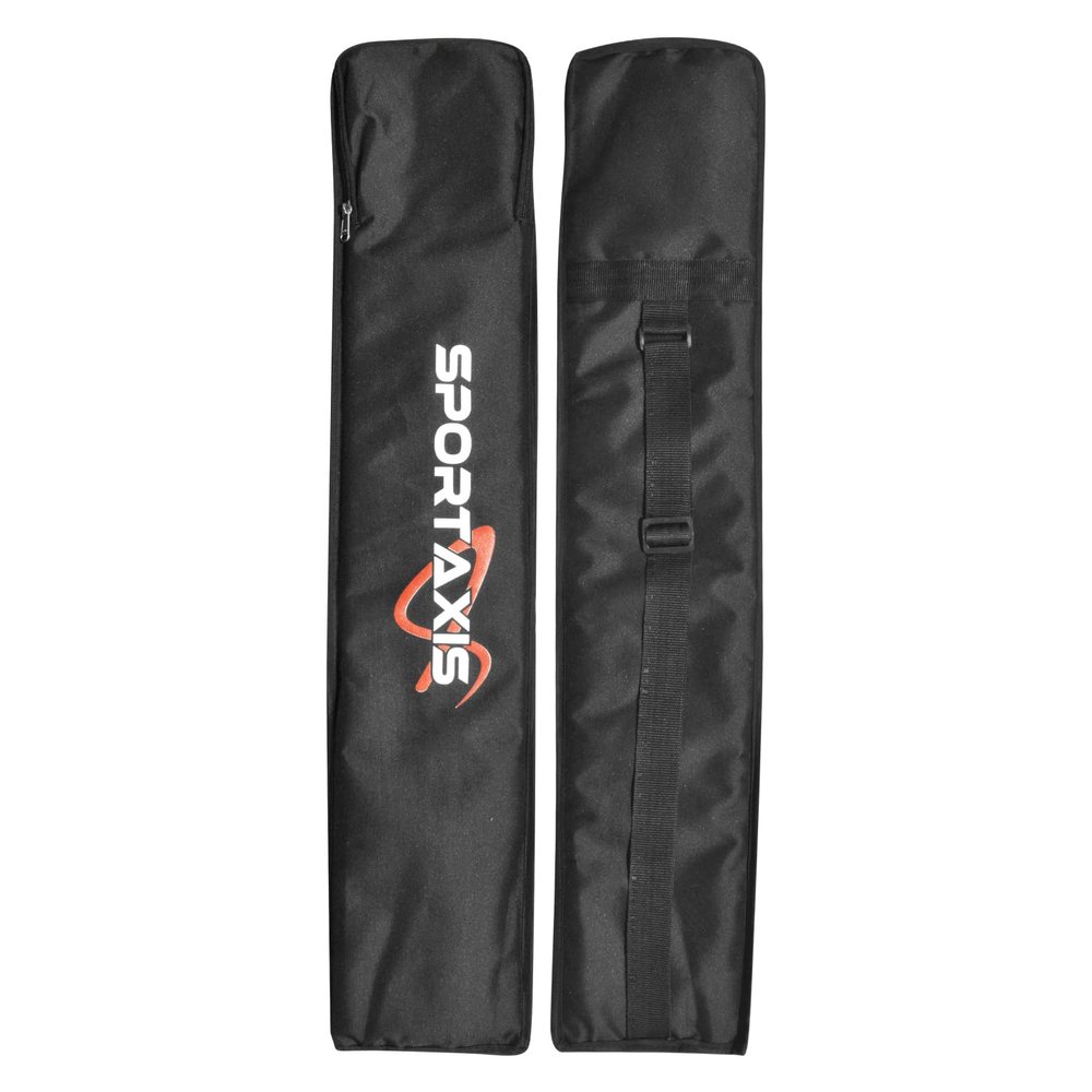SPORTAXIS Foam Padded Bag for Cricket Bat- Adjustable Strap, Lightweight, Durable, Strong Protection to Bats (Black)