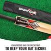 SPORTAXIS Foam Padded Bag for Cricket Bat- Adjustable Strap, Lightweight, Durable, Strong Protection to Bats (Black) view 2