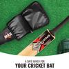 SPORTAXIS Foam Padded Bag for Cricket Bat- Adjustable Strap, Lightweight, Durable, Strong Protection to Bats (Black) view 4