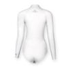 Womens Wetsuit 2mm Smooth-Skin Neoprene Wetsuit White with Front Zipper Springs Bottom One-Piece Long Sleeve Swimsuits for Women Diving Surfing Snorkeling view 3