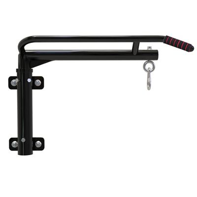 Heavy Punching Bag Wall Hanger, Rotatable Bracket Save Space Wall Mount Boxing Sandbag Fixed Frame with Holder Rings, Load 400kg (Color : Black, Size : 78x42cm)