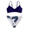 Huaai Girls Swimsuit,Swimwear Girls Princess Two Piece Swimsuit for Kids Bathing Suit Girls Summer Swimming Bikini Set Blue view 1