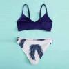 Huaai Girls Swimsuit,Swimwear Girls Princess Two Piece Swimsuit for Kids Bathing Suit Girls Summer Swimming Bikini Set Blue view 4