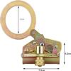 Yundxi Rope Grab Ascender Fall Protection 25KN Riser Adjuster Fits 9/16" - 5/8" Rope for Rocking Climbing Tree Arborist Mountaineering Caving (4 Pieces) view 2