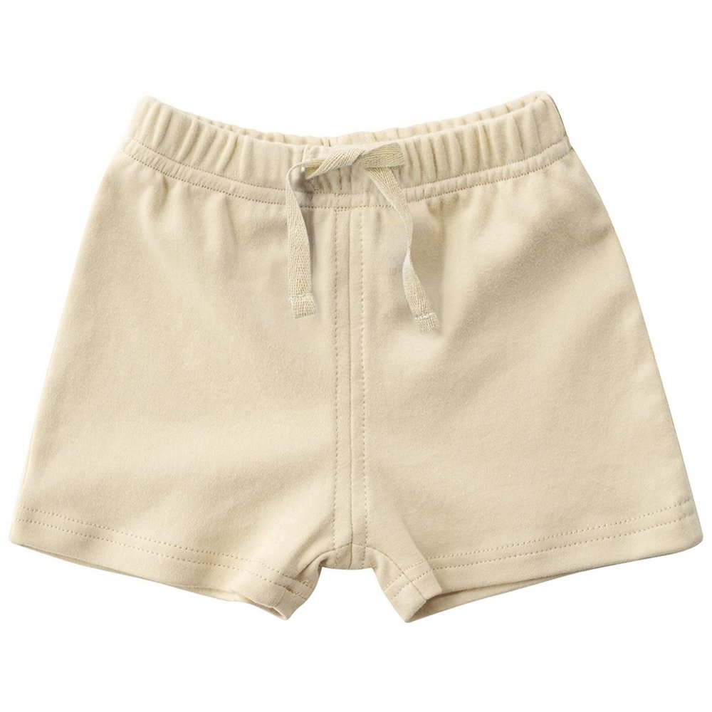 iiniim Baby Girls Boys Cotton Drawstring Shorts Infant Elastic Waist Casual Active Shorts Bottoms Yellow 12-18 Months