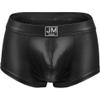 JOCKMAIL PU Men Boxer Men Underwear Pouch Boxer Men Underpant Men Shorts (as1, alpha, m, regular, regular, Black, Large) view 1