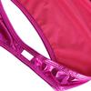 RUNQHUI Women's Retro 80s/90s Leotards High Cut Low Back Gymnastics Backless Dancewear Swimsuit Rose One_Size view 4