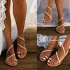 Hbeylia Boho Flat Sandals for Women,Rhinestones Pearl Design Toe Ring Jeweled Sandals Slip On Casual Beach Shoes for Wedding Bride Bridesmaid Ladies view 4