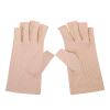 ULTNICE UV Protection Fingerless Gloves for Women, Breathable Sunblock Non-Slip Half Finger Driving Gloves for Cycling, Outdoor Activities (Khaki) view 1