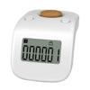 Chanting Counter Handheld Number Click Finger Tally Buddha Beads Electronic Silent Finger Counter White Buddhist Vessel Stress to Rotate view 1