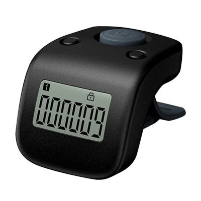Mini Digital LCD Electronic Finger Ring Hand Tally Counter Rechargable Finger Counter Rechargeable Silent Finger Counter for Prayer Knitting Sports