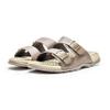 Revs - Lochy - Mens Double Strap Reflexology Massage Sandals, Brown US10 view 3