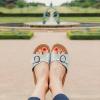 Revs - Katrine - Womens Single Strap Reflexology Massage Sandals, Silver Cheetah US10 view 2
