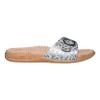 Revs - Katrine - Womens Single Strap Reflexology Massage Sandals, Silver Cheetah US10 view 4