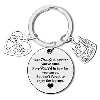 16th Birthday Gift 16th Birthday Keychain Inspirational Birthday Gift Sweet 16 Birthday Gift Encouragement Happy Birthday Jewelry Gift for Daughter Son Niece Sister Driving License Gift for New Driver