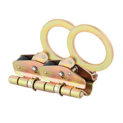 Sanmum 2Pcs/4Pcs 25KN Climbing Rope Grab, Used with 9/16" - 5/8" Lifeline Rope, Outdoor Rock Climbing Tree Arborist Ascender igger Mountaineering Fall Protection Gear (2 Pieces)