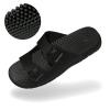Revs - Lochy - Mens Double Strap Reflexology Massage Sandals, Black US10 view 3