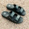 Revs - Lochy - Mens Double Strap Reflexology Massage Sandals, Black US10 view 4