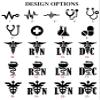 Custom Emroidered Scrub Top Add Your Embroidery Text Name Unisex Workflex V-Neck Medical Scrub Shirt Wine view 3
