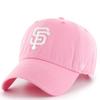 '47 New York Yankees Adjustable Cap Clean Up MLB, Pink, One Size view 1