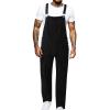 Mens Bib Overalls Denim Romper Relaxed Fit Vintage Ripped Jean Jumpsuits Fashion Big Tall Adjustable Straps Jeans view 1