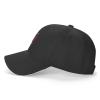Head & Neck Cancer Awareness Hats for Men Women Adjustable Dad Fishing Hat Trucker Baseball Cap for Running Outdoor Activities Casual Sports Sun Hat Black view 4