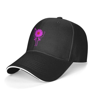 Breast Cancer Awareness Hats for Men Women Adjustable Dad Fishing Hat Trucker Baseball Cap for Running Outdoor Activities Casual Sports Sun Hat Black, One Size