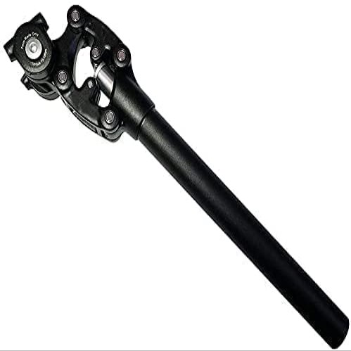 Lnpadp SR SUNTOUR SP12 NCX Suspension Seat Post, New Shock Absorber Post, Suspension MBT Seat Post for Most Mountain and City Bikes, MTB, 27.2/28.6/30/30.4/30.8/31.6/33.9 X 350 mm, Black (27.2)