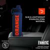 Campus Colors NCAA Stainless Steel Water Bottle - Twist on cap - 24 oz - Carry Clip - Keeps Your Drinks Hot or Cold for Hours (Syracuse Orange - Navy) view 3