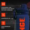 Campus Colors NCAA Stainless Steel Water Bottle - Twist on cap - 24 oz - Carry Clip - Keeps Your Drinks Hot or Cold for Hours (Syracuse Orange - Navy) view 4