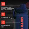 Campus Colors NCAA Stainless Steel Water Bottle - Twist on cap - 24 oz - Carry Clip - Keeps Your Drinks Hot or Cold for Hours (Illinois Fighting Illini - Navy) view 4