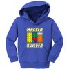 Haase Unlimited Master Builder - Build Blocks Toddler/Youth Fleece Hoodie (Royal Blue, Small (Youth)) view 1