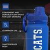 Campus Colors NCAA Stainless Steel Water Bottle - Twist on cap - 24 oz - Carry Clip - Keeps Your Drinks Hot or Cold for Hours (Kentucky Wildcats - Royal) view 4