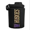 Campus Colors NCAA Stainless Steel Water Bottle - Twist on cap - 24 oz - Carry Clip - Keeps Your Drinks Hot or Cold for Hours (Washington Huskies - Black) view 1