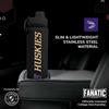 Campus Colors NCAA Stainless Steel Water Bottle - Twist on cap - 24 oz - Carry Clip - Keeps Your Drinks Hot or Cold for Hours (Washington Huskies - Black) view 3